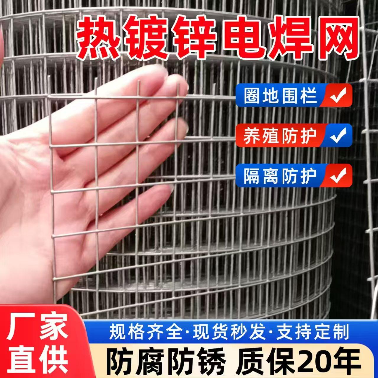 热镀锌电焊网铁丝网养殖网防鼠蛇