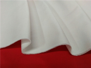 优质纯白色洗水纯棉弹力牛仔布料柔软舒适高弹力春夏裤子服装面料