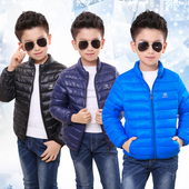 棉衣秋冬宝宝保暖棉袄外套 中大儿童羽绒棉服男女童轻薄款 新款 童装