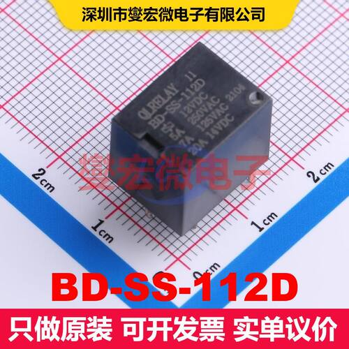 BD-SS-112D Through Hole,15.6x12.2mm 汽车继电器 继电器