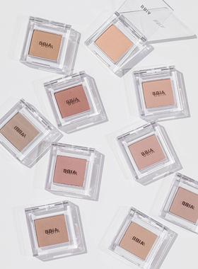 bbia五谷母胎单色眼影新款全哑光06奶茶杏仁棕大地色新手鼻影正品