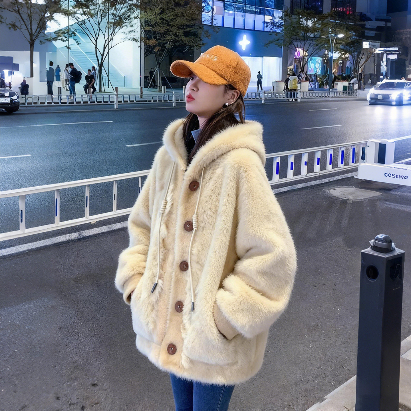 大码女装胖mm慵懒风羊羔毛棉服外套女冬季宽松百搭连帽保暖棉衣潮,女装/女士精品,大码棉服,淘宝优惠券,粉丝福利购,淘宝优惠卷