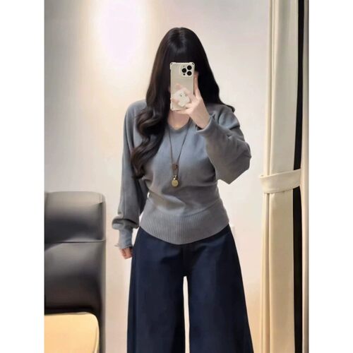 特大码女装休闲日常通勤减龄毛衣