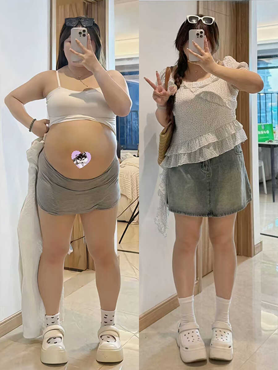 2-300斤加肥加大胖mm大码女装牛仔半身裙女遮肉A字裙子包臀短裙潮