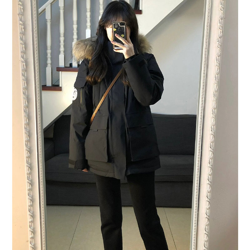 2-300斤复古连帽工装保暖派克服