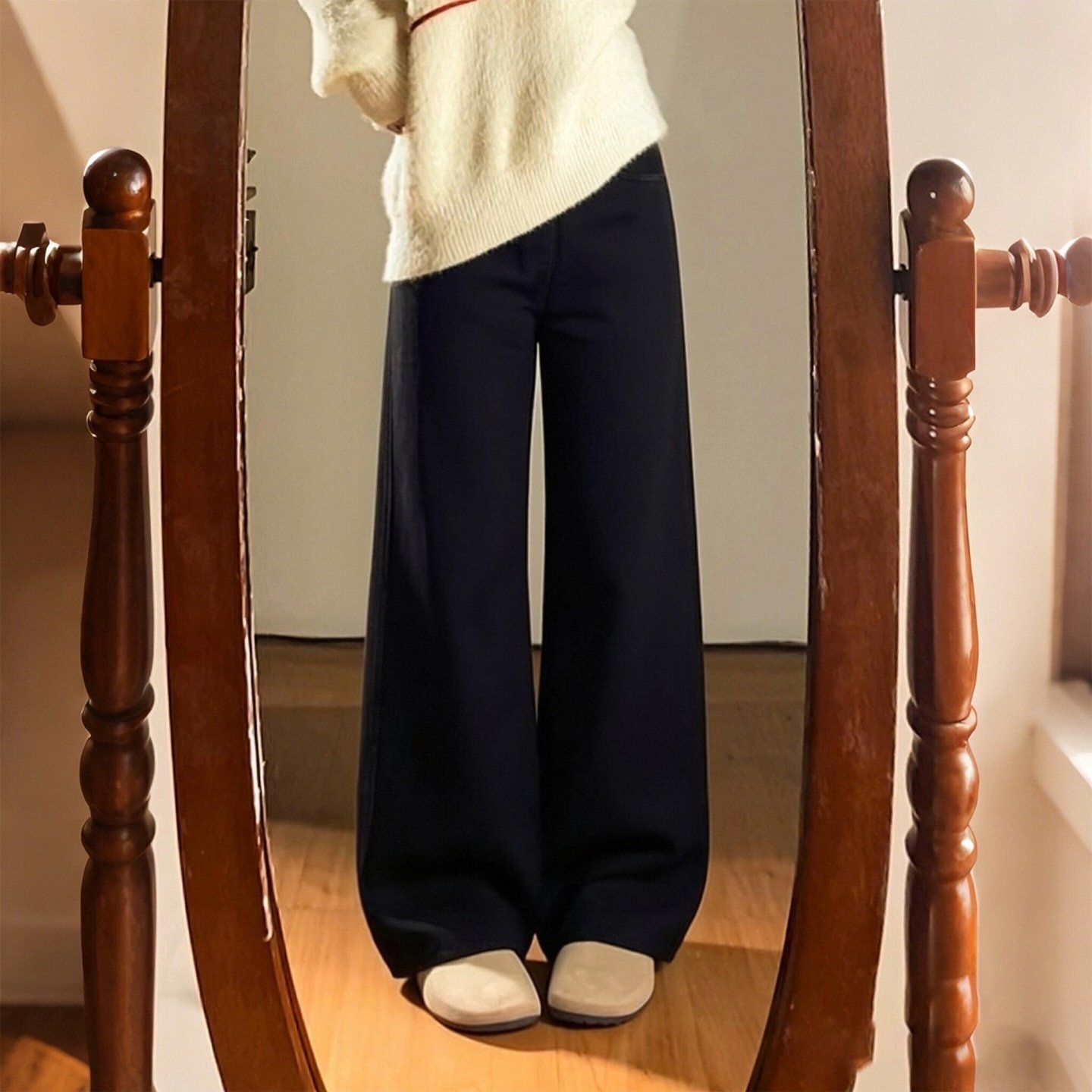 300斤胖mm大码女装时尚百搭阔腿裤女高腰显瘦遮胯百搭直筒裤子潮,女装/女士精品,大码裤装,淘宝优惠券,粉丝福利购,淘宝优惠卷