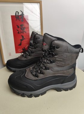 原单3M新雪丽保暖抗寒东北棉鞋46-47-48-9码户外防水登山徒步鞋男