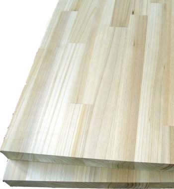 柞木 集成材 指接板 插接材 指接材