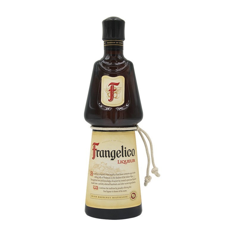 Frangelico 榛实利口酒 700ml 意大利榛子甜酒鸡尾酒吧调酒洋酒