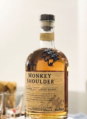 金猴 Monkey Shoulder猴子肩膀金猴混合麦芽威士忌 三只猴子