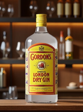 金酒杜松子酒 伦敦干味毡酒 琴酒LONDON DRY GIN50-750ml哥顿金酒