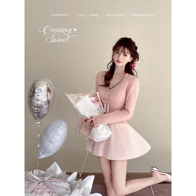 CreamySwt纯色clnfi压褶