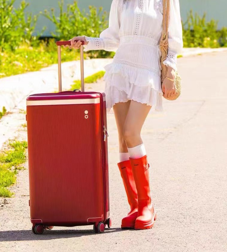 Echolac/爱可乐新品王朝TRUNK箱 22/26/30寸旅行箱PC行李密码箱