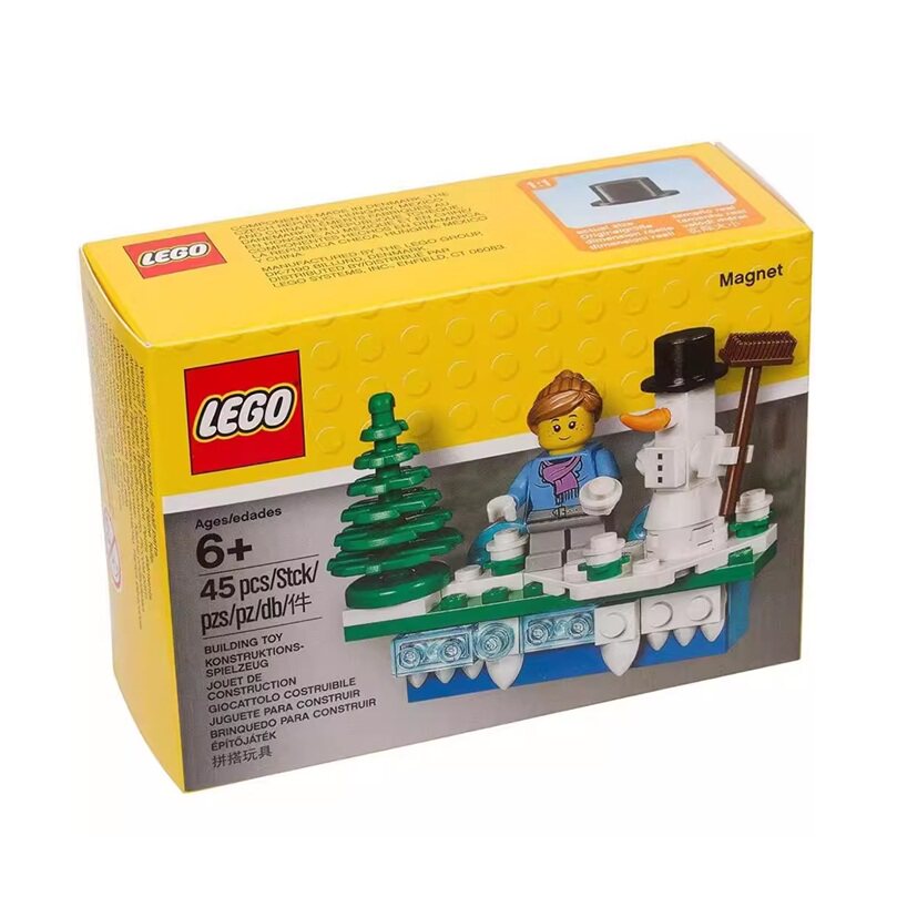 【YOYO】乐高LEGO 限定853663 雪人冰箱贴磁铁 圣诞节日正品全新