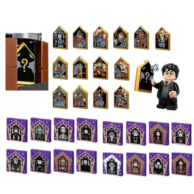 乐高哈利波特巫师卡肖像画印刷