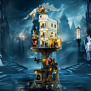 【YOYO】乐高哈利波特人仔76417杀肉古灵阁巫师银河 正品益智积木