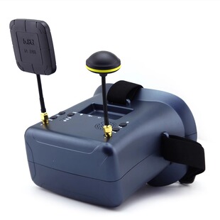 朗视特008D眼镜 FPV穿越机5.8G图传显示器 4.3寸 双接收内置电池