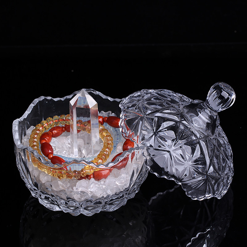 天然水晶消磁石套装手链消磁