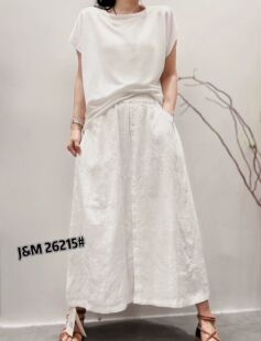 原创高品质纯亚麻半身裙女高腰显瘦A字裙松紧腰百搭中长款韩版