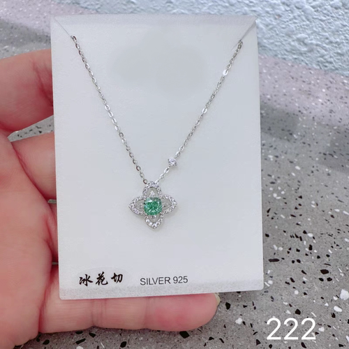 Ys925通体纯银2025气质时尚轻奢精致百搭甜美ins水晶项链