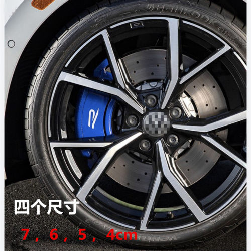 适用于 大众R刹车卡钳字标高尔夫R卡钳贴 GTI耐高温刹车改色贴纸