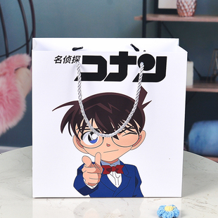 名侦探柯南生日礼物袋包装纸袋衣服玩具围巾手提袋仪式感礼品袋