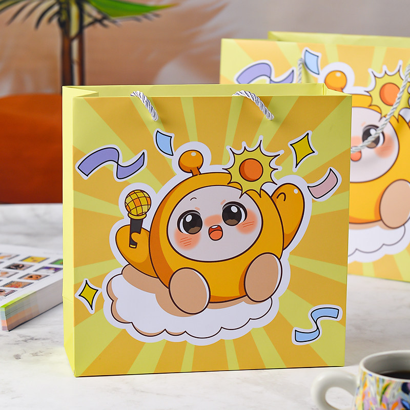 可爱蛋仔生日礼品袋礼袋手提袋子送儿童孩子男女玩具高颜值包装袋,包装,礼品袋/塑料袋,淘宝优惠券,粉丝福利购,淘宝优惠卷