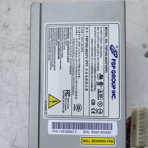 议价FSP250-60ATV(PF)研华工控机电源250W 开关可维修