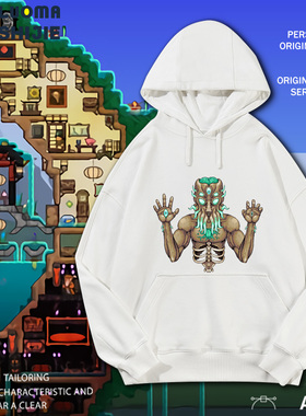 卫衣男宽松潮流百搭 Steam沙盒游戏泰拉瑞亚Terraria卫衣男秋冬款