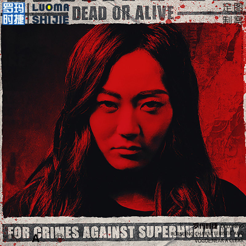 短袖男简约百搭 美剧黑袍纠察队 英雄克星周边高街潮牌短袖t恤男