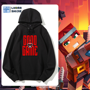 technoblade我的世界猪皇血神周边连帽卫衣青少年男女春秋衣服潮
