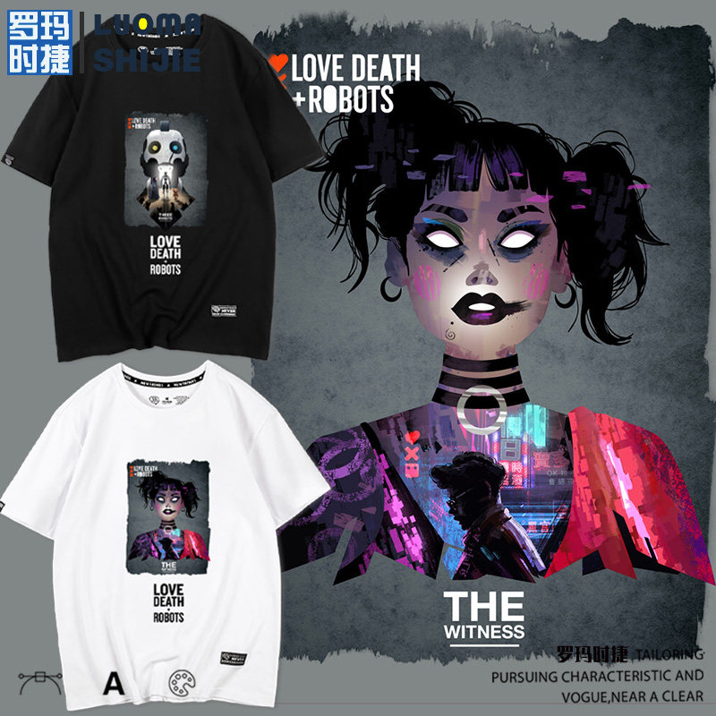 纯棉 落肩款 40支棉 超薄印花 来图定制