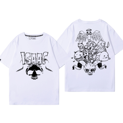 以撒的结合游戏The Binding of Isaac周边短袖T恤男女纯棉衣服夏