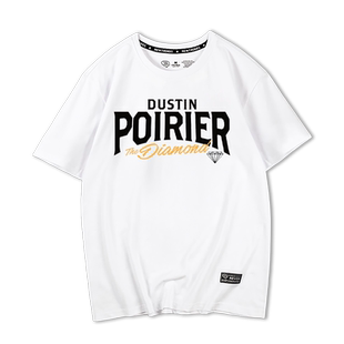 纯棉短袖t恤男 搏击综合格斗钻石达斯汀普瓦里尔t恤男ins潮流百搭