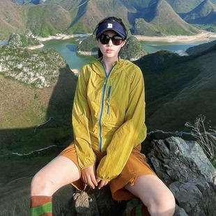 道木熙防晒衣女款夏季防紫外线冰丝凉感户外休闲登山轻薄透气外套