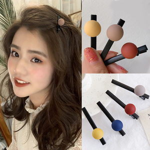 发夹女侧边一字网红夹子头饰前额刘海碎发发卡边夹前夹