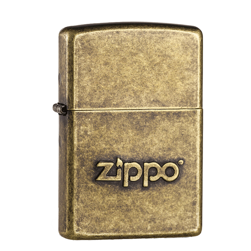 打火机zippo正版古铜冲压标志28994之宝煤油美国原装进口正品zppo