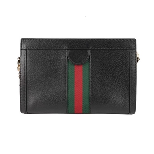 特价秒杀 意式经典 女士 牛皮撞色红绿装饰边 金属链条单肩斜挎包