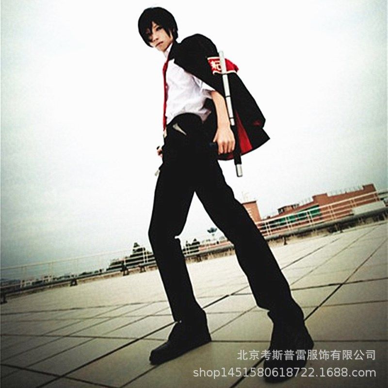 【跨境】家庭教师云雀恭弥衣服中山装 漫展派对cosplay动漫服装男