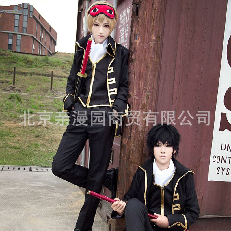 银魂 真选组/新撰组/新选组/队服冲田总悟cos服cosplay服制服漫展