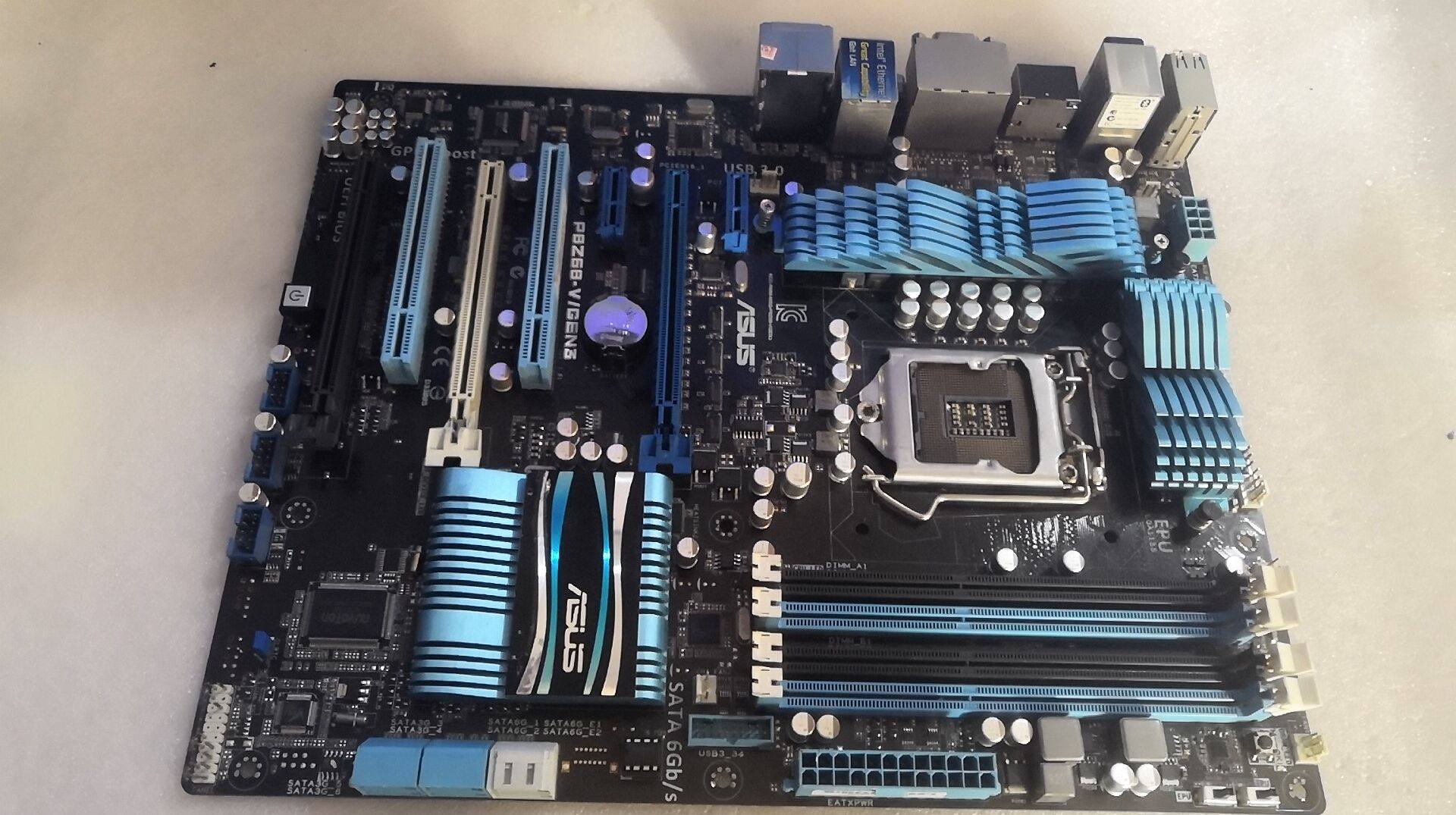 华硕p8z68-v/gen3 ddr3内存 1155接口z68 固态集成豪华大板