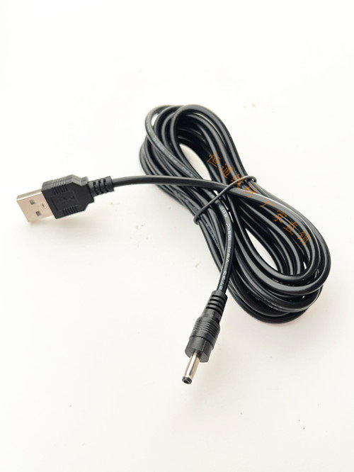 包邮3米USB转圆孔DC3.5*1.35充电线电源线 音响小风扇露娜洁面仪