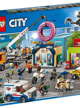 2019款 LEGO乐高 60233城市系列甜甜圈店开业男孩子益智玩具