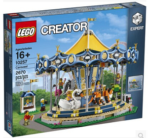 2017中性欧洲新款乐高LEGO 10257 旋转木马 创意系列 积木玩具