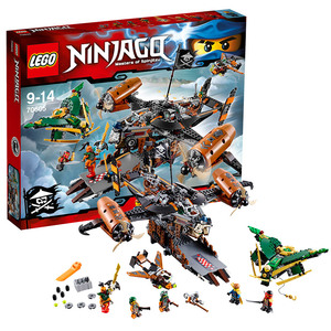 2016款 儿童益智乐高LEGO 70605 幻影忍者 厄运堡垒号