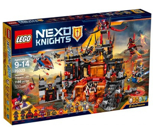 2016款 儿童益智乐高 LEGO 70323 Nexo骑士系列 小丑的熔岩巢穴