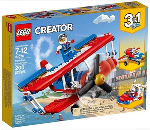 2018款乐高LEGO 31076创意百变喷气式惊险的特技飞机拼装积木