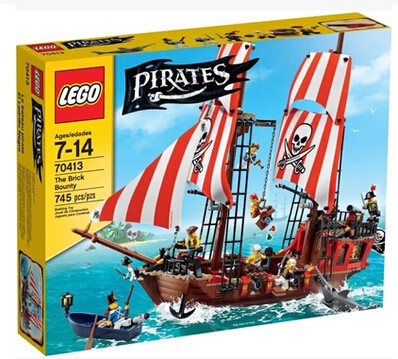 2015款乐高lego 70413海盗系列邦蒂号海盗船the brick bounty