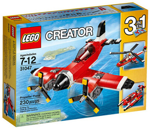 儿童益智乐高 LEGO 31047创意百变三合一 螺旋桨飞机2016款