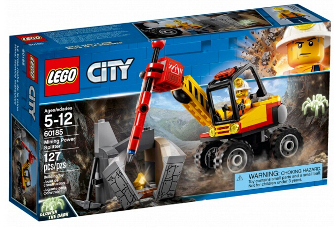 2018款乐高lego 60185城市系列 强力巨石劈裂机 拼装积木
